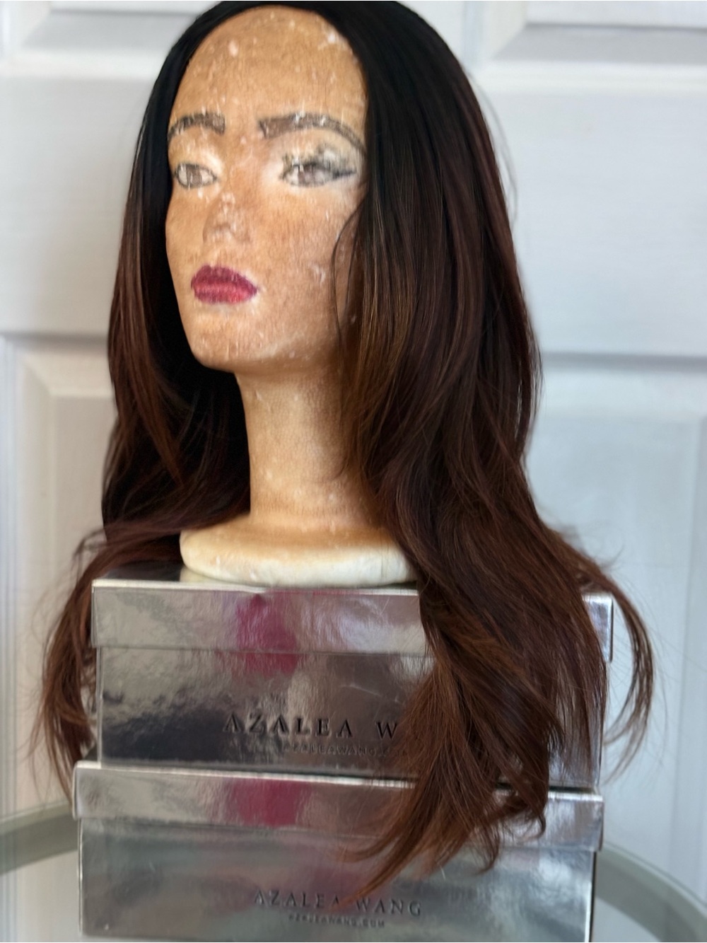 Long Brown Wig - Rich Chocolate Brown